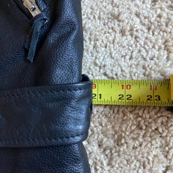 Wilsons Leather Biker Moto Jacket Size Small Excellent Condition Fall Daily Wear - Picture 11 of 12